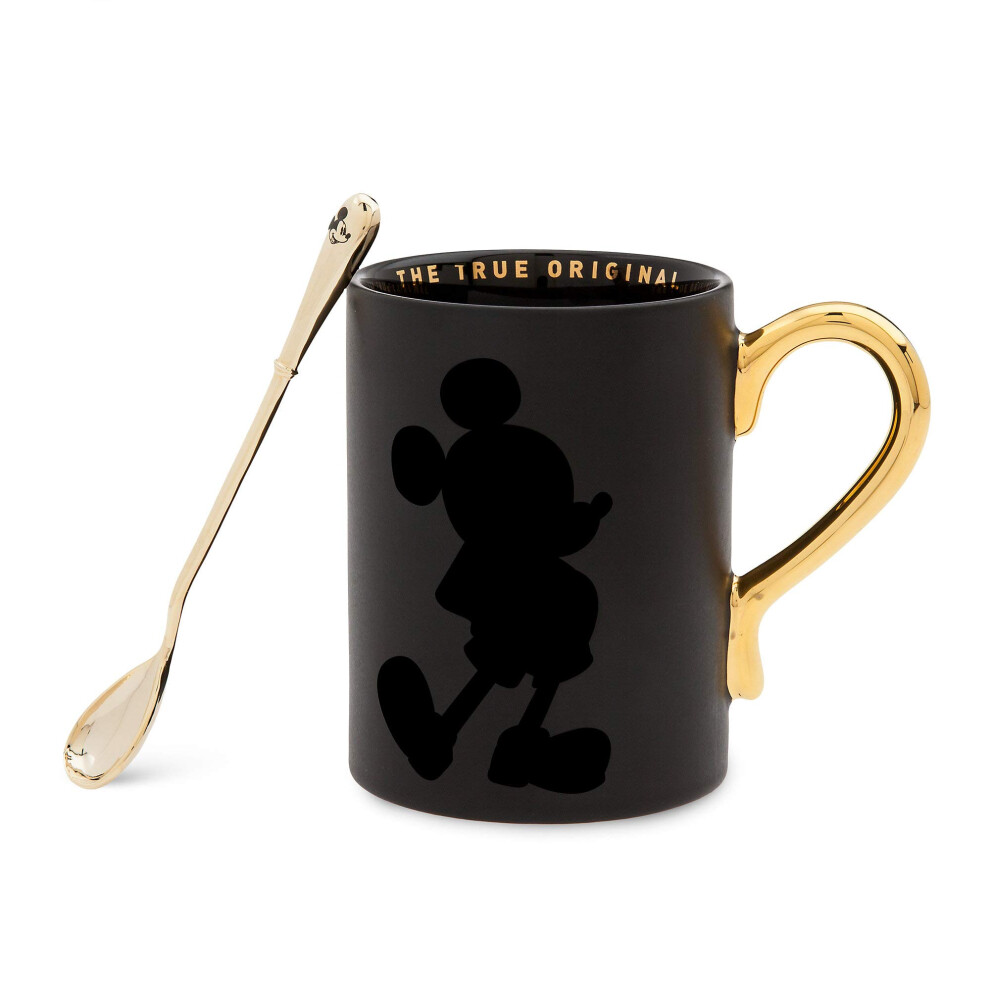 Disney Mickey Mouse The True Original Mug and Spoon Set - Gold Collect