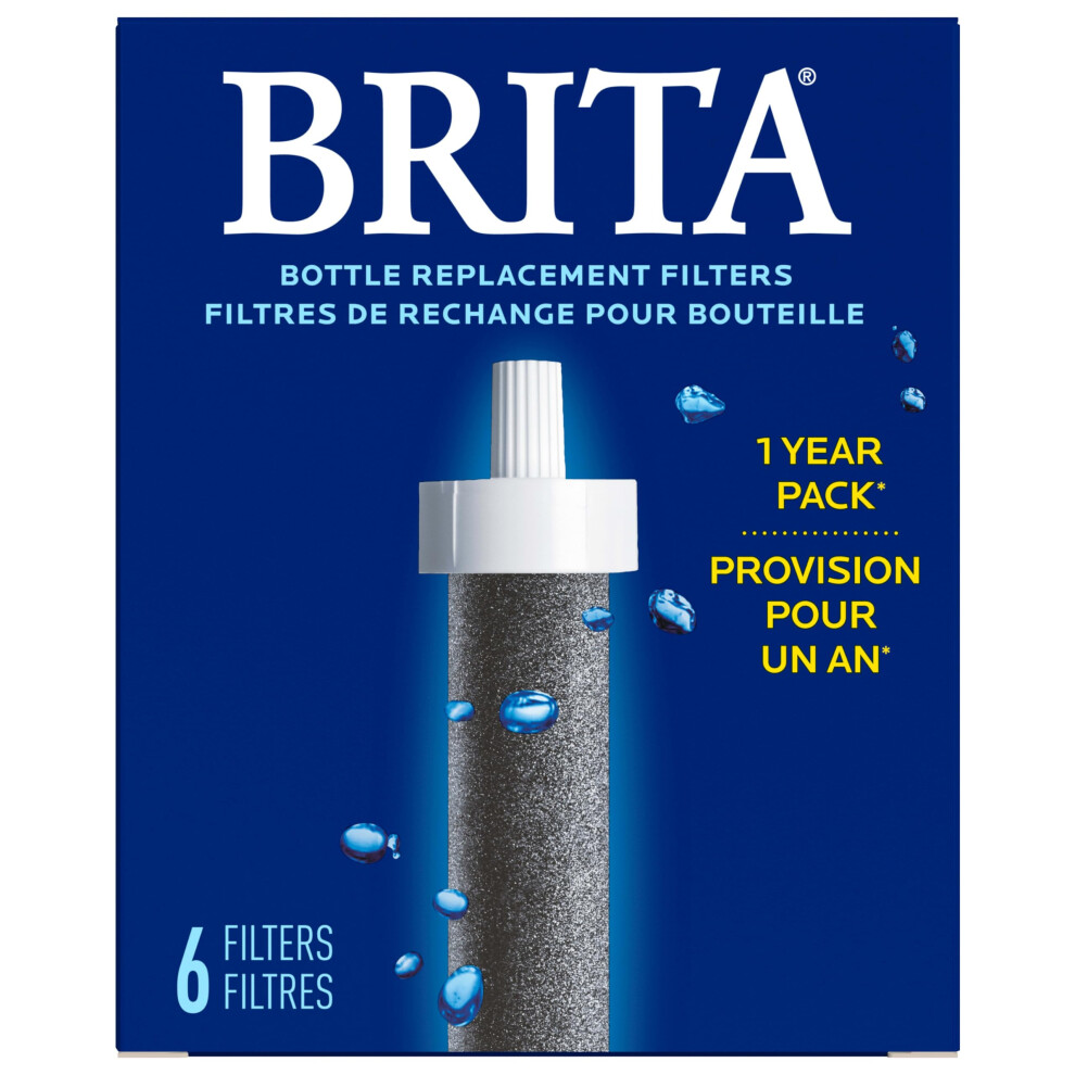 Brita Water Bottle Replacement Filters  BPA-Free  Replaces 1 800 Plast