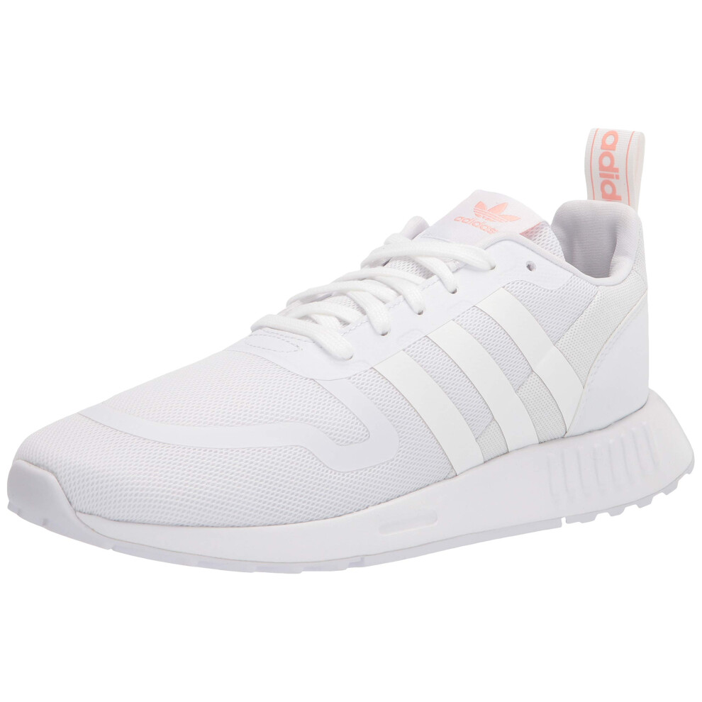 adidas Originals Women's Smooth Runner Sneaker  White/White/White  8