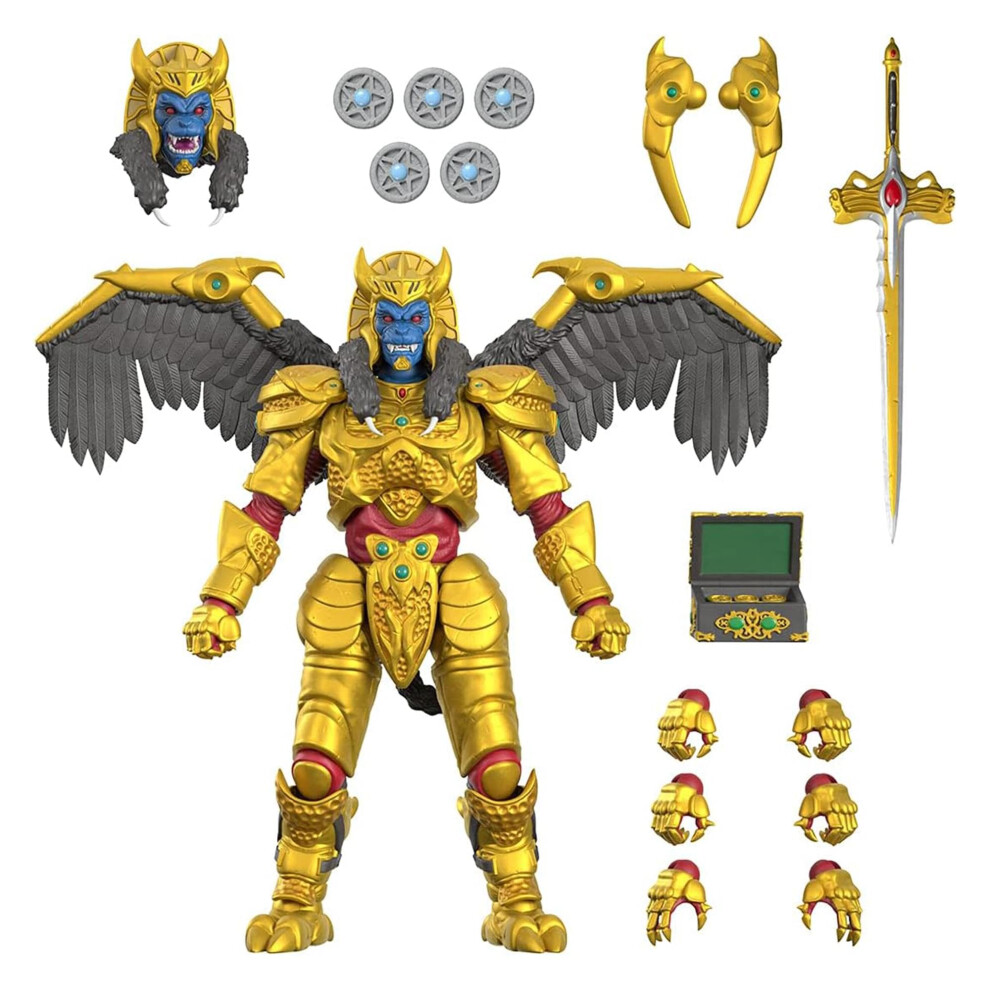 Photos - Action Figures / Transformers Power Super7 ULTIMATES! Mighty Morphin Rangers Goldar - 8"" Rang DE-POWRW01-GLR