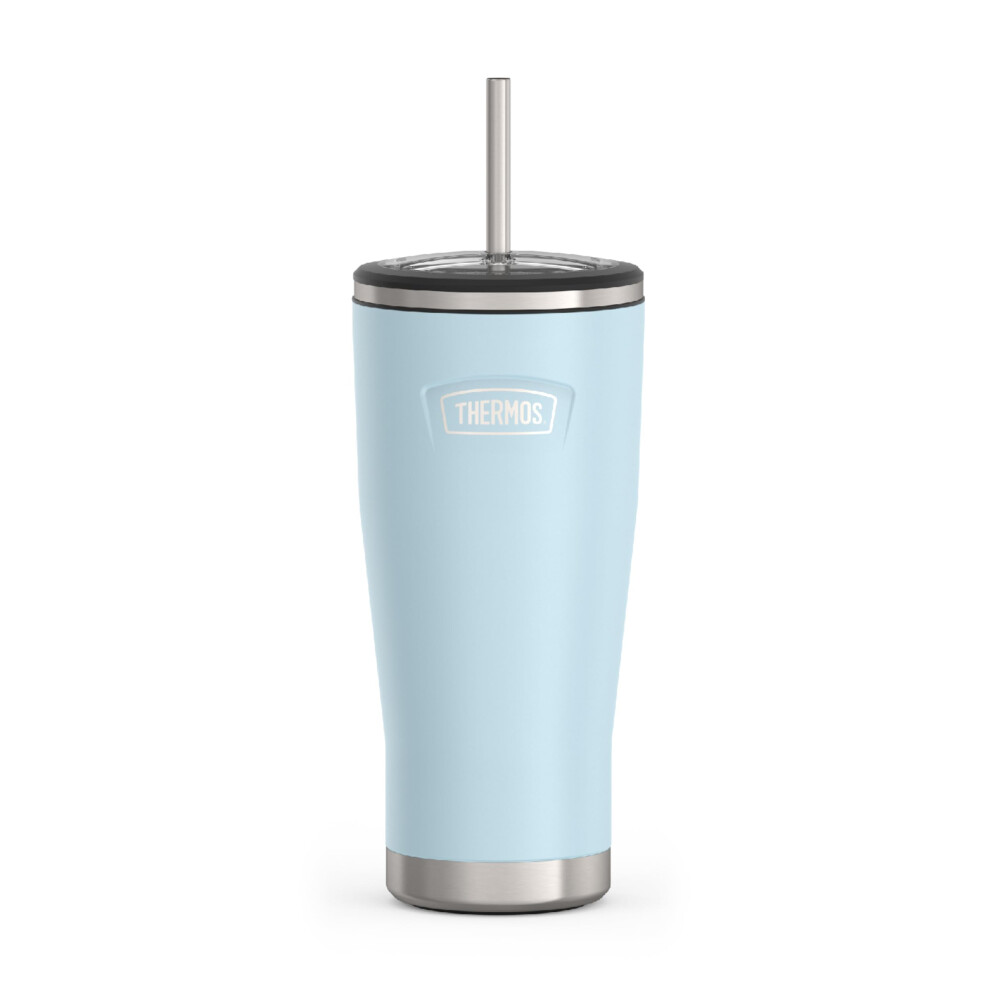 ICON SERIES BY THERMOS Stainless Steel Cold Tumbler with Straw  24 Oun