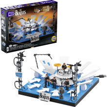 Mega The Beatles Collectible Building Toy with 681 Pieces 4 Poseable