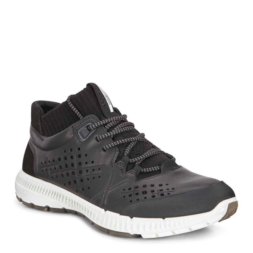 ECCO Women's Intrinsic Tr Midcut Fashion Sneaker  Black/Black  7-7. 5