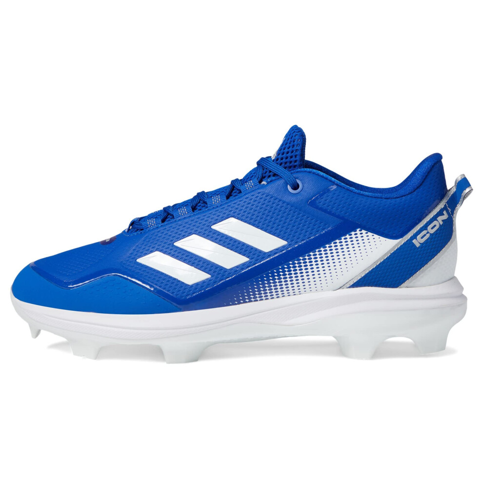 adidas Men's Icon 7 TPU Baseball Shoe  Team Royal Blue/Silver Metallic