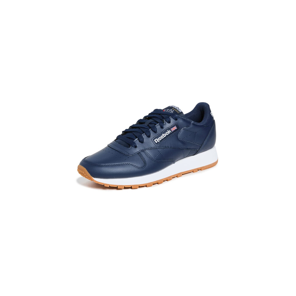 Reebok Unisex Classic Leather Sneaker  Vector Navy/FTWR White Rubber G