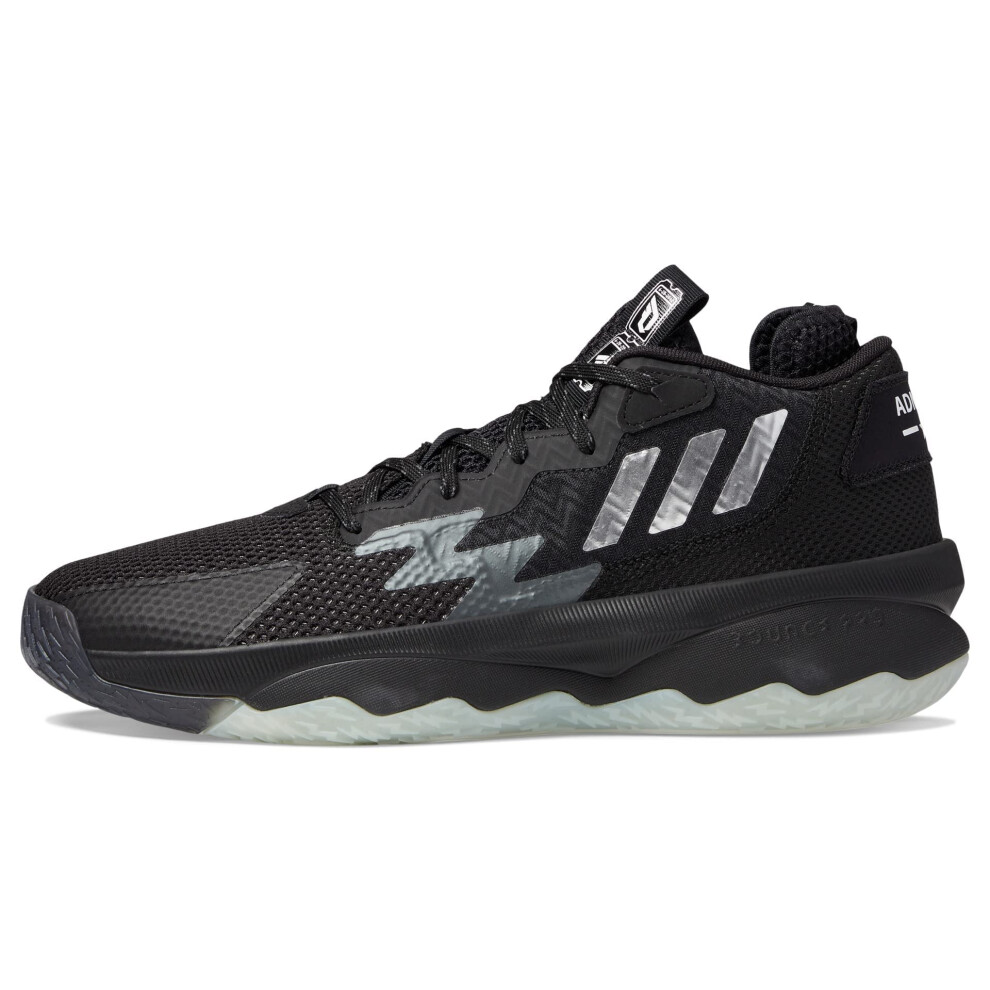 adidas Unisex Dame 8 Basketball Shoe  Black/White/Grey  11 US Men