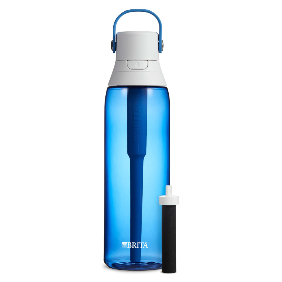 Brita Insulated Filtered Water Bottle with Straw  Reusable  BPA Free P