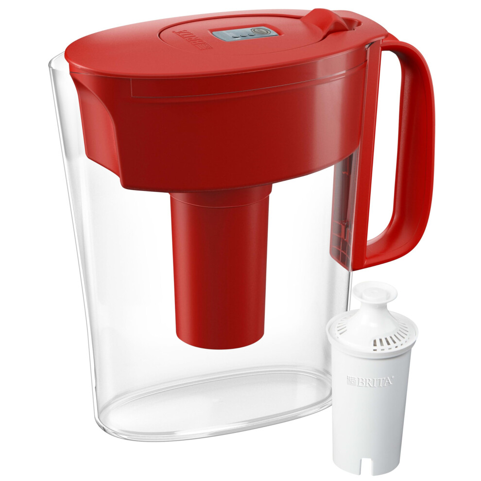 Brita Metro Water Filter Pitcher  BPA-Free Water Pitcher  Replaces 1 8