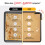 [220 Sheets] Full Sheet Pan 16 x 24 Inch Parchment Paper Baking Sheets 4