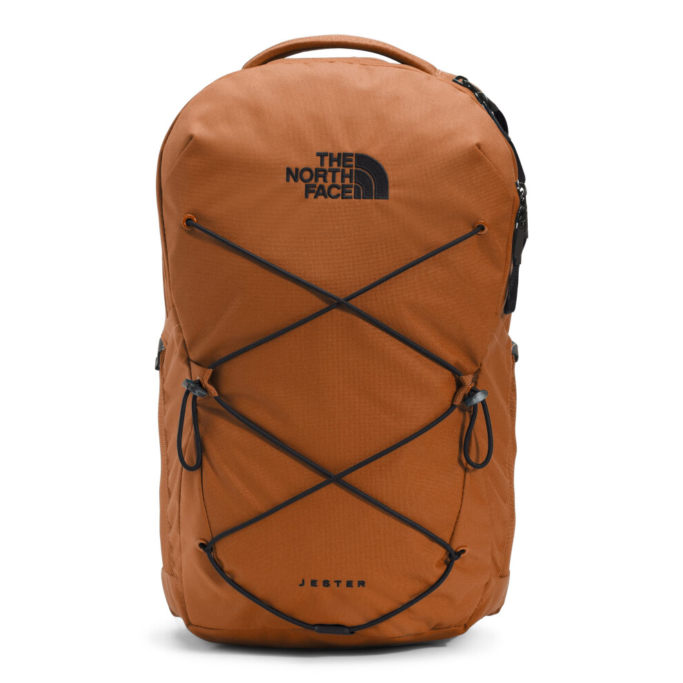 THE NORTH FACE Jester Everyday Laptop Backpack  Leather Brown/Tnf Blac