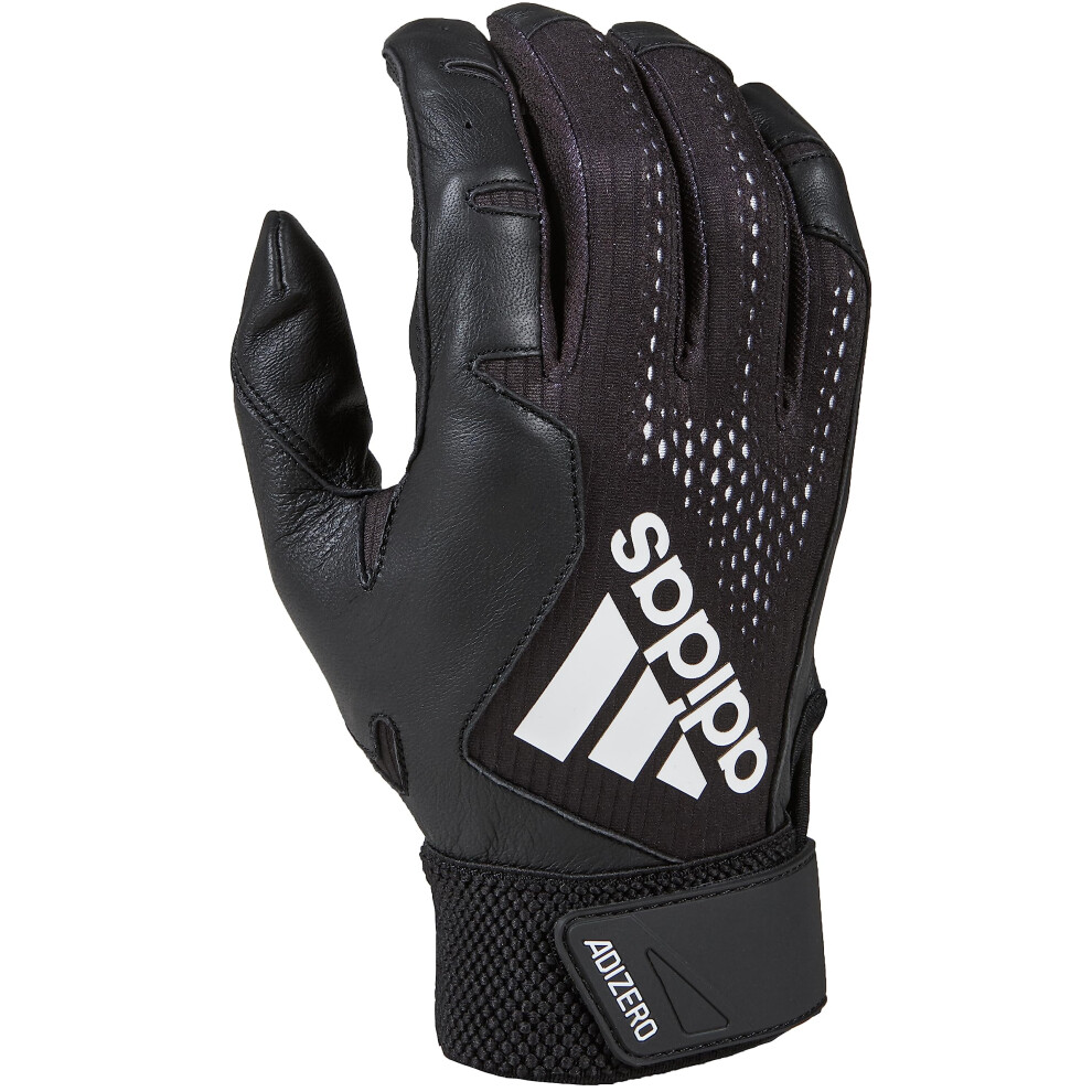 Adidas Adizero 4.0 Adult Leather Batting Glove  Black  XX-Large