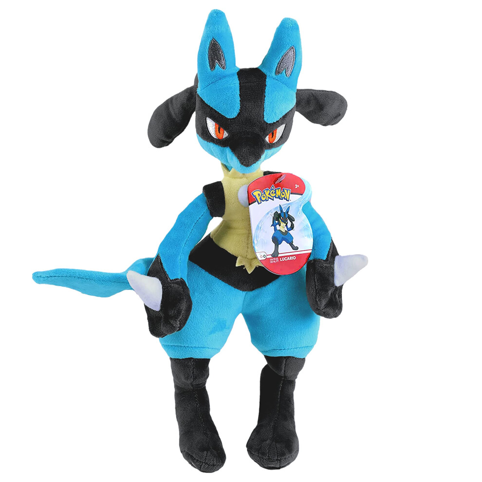 Pok?mon 12"" Large Lucario Plush - Officially Licensed - Quality Soft