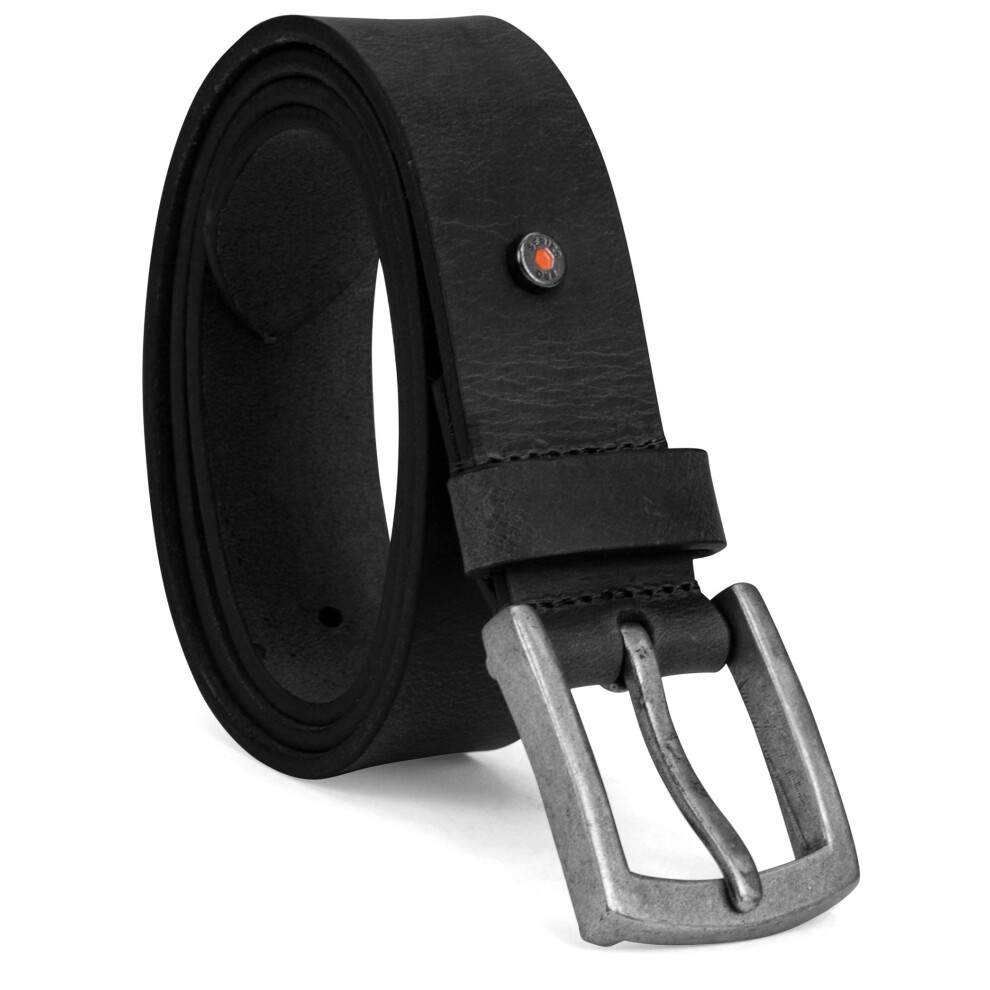 Timberland PRO Men's 40mm Workwear Leather Belt  Black/Rivet  42