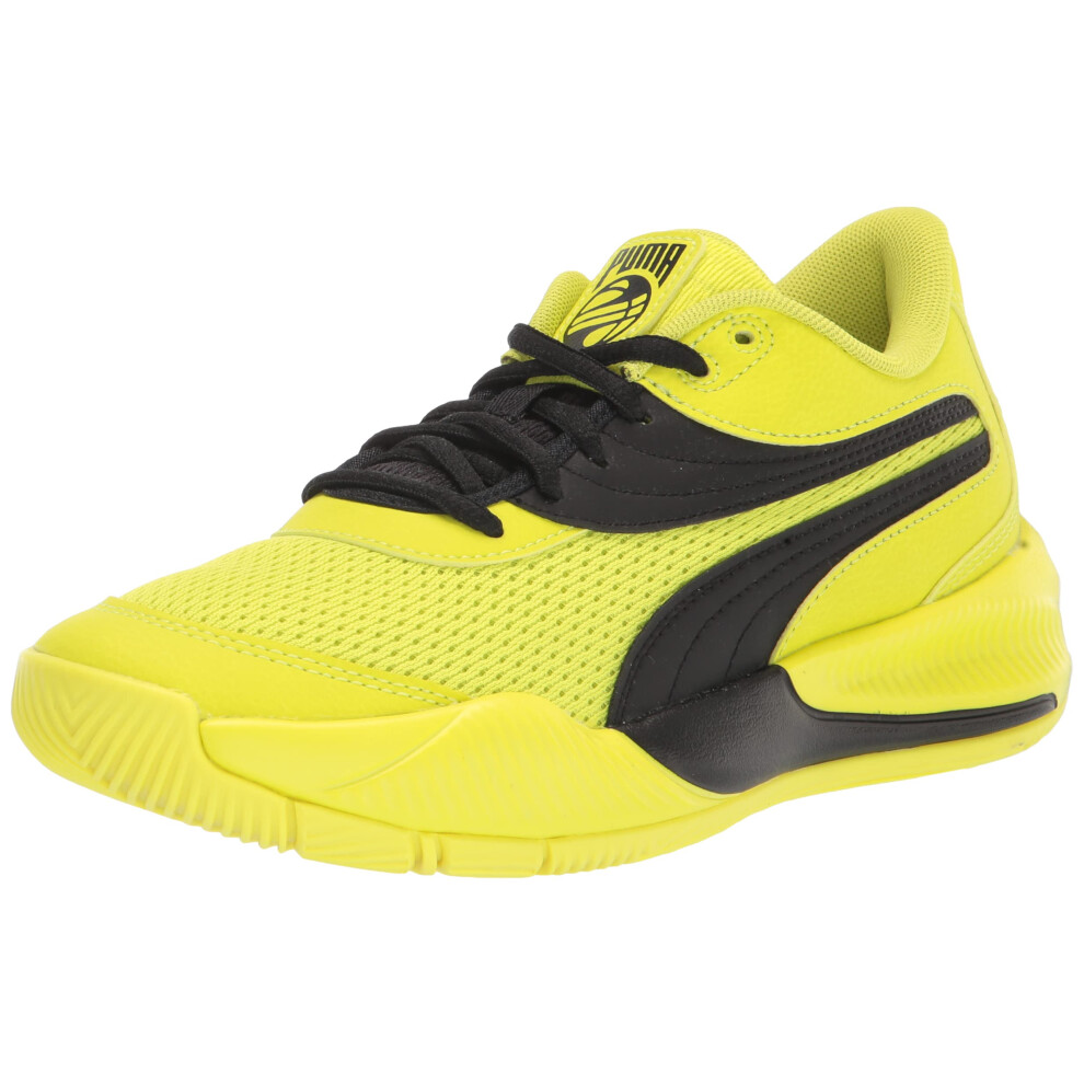 PUMA Triple JR Boys Youth Basketball M US Big Kid YellowBlack