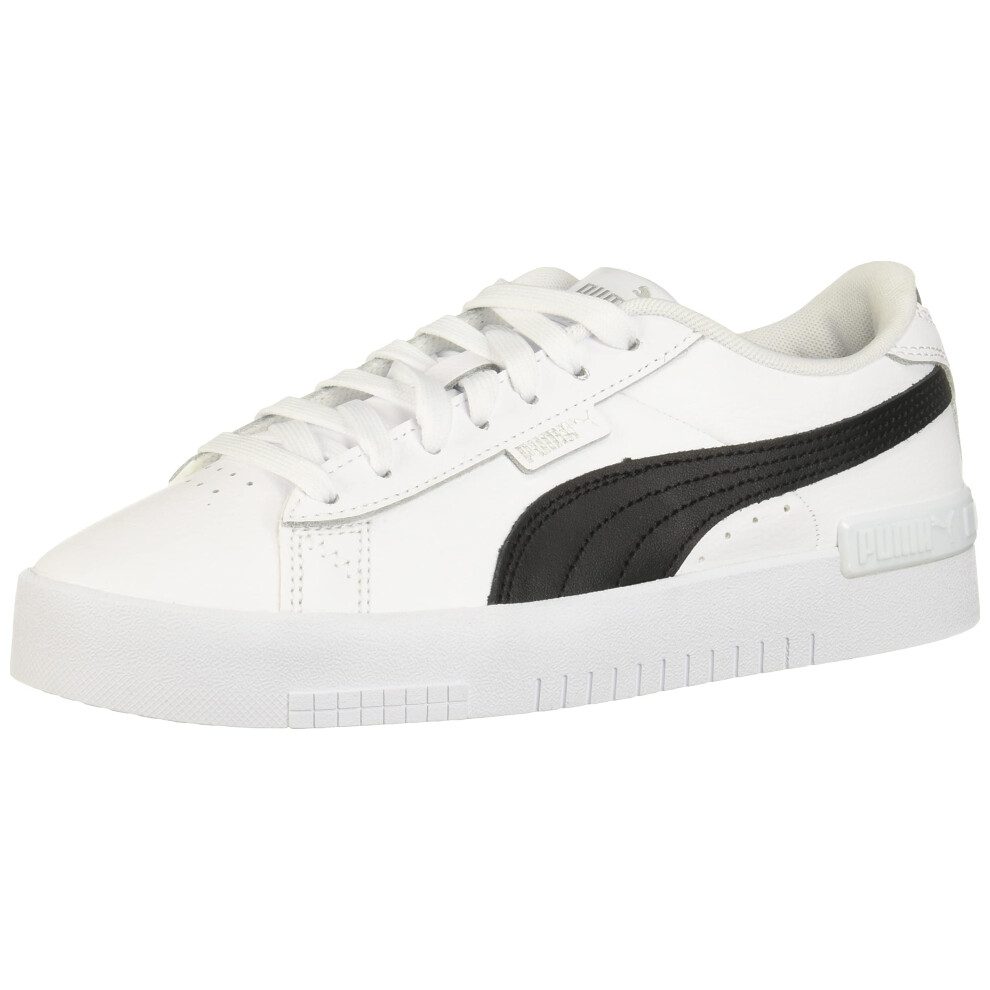 PUMA Women's JADA Sneaker  Puma White-Puma Black-Puma Silver  8.5