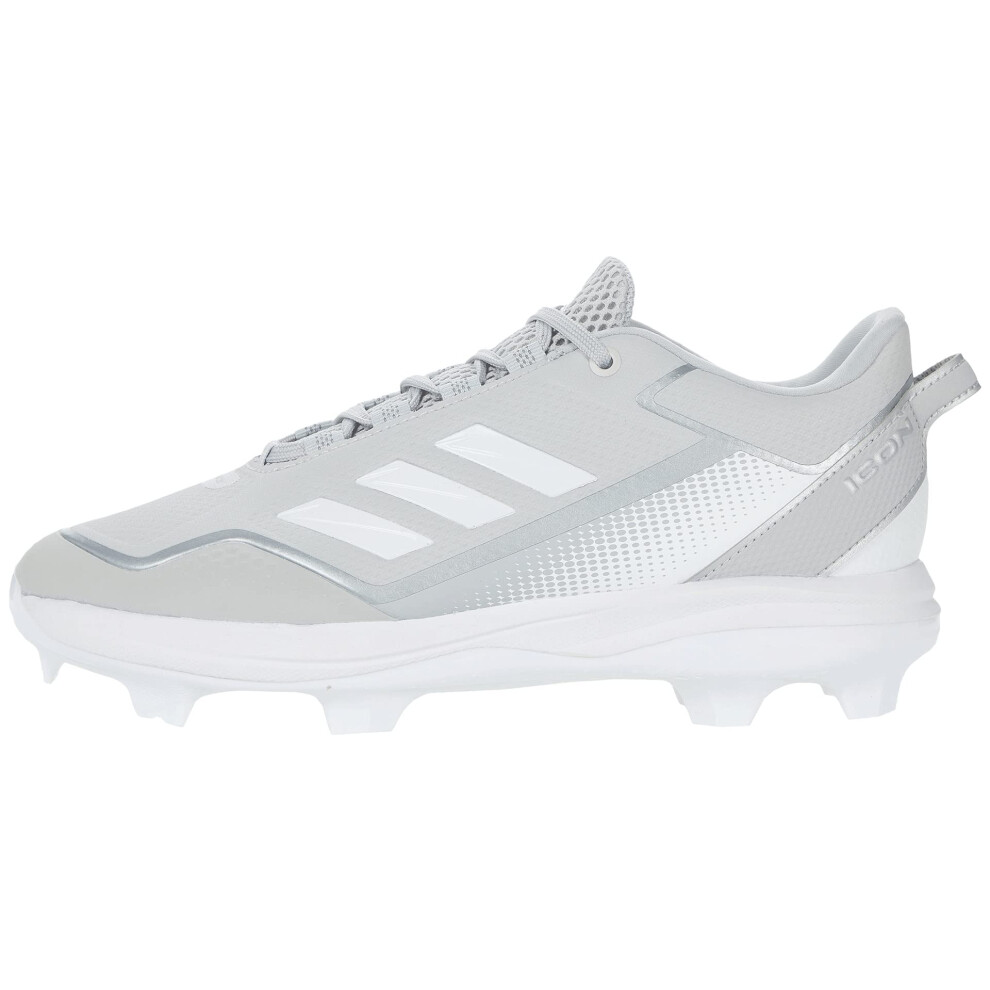 adidas mens Icon 7 Tpu Cleats Baseball Shoe  Team Light Grey/Silver Me