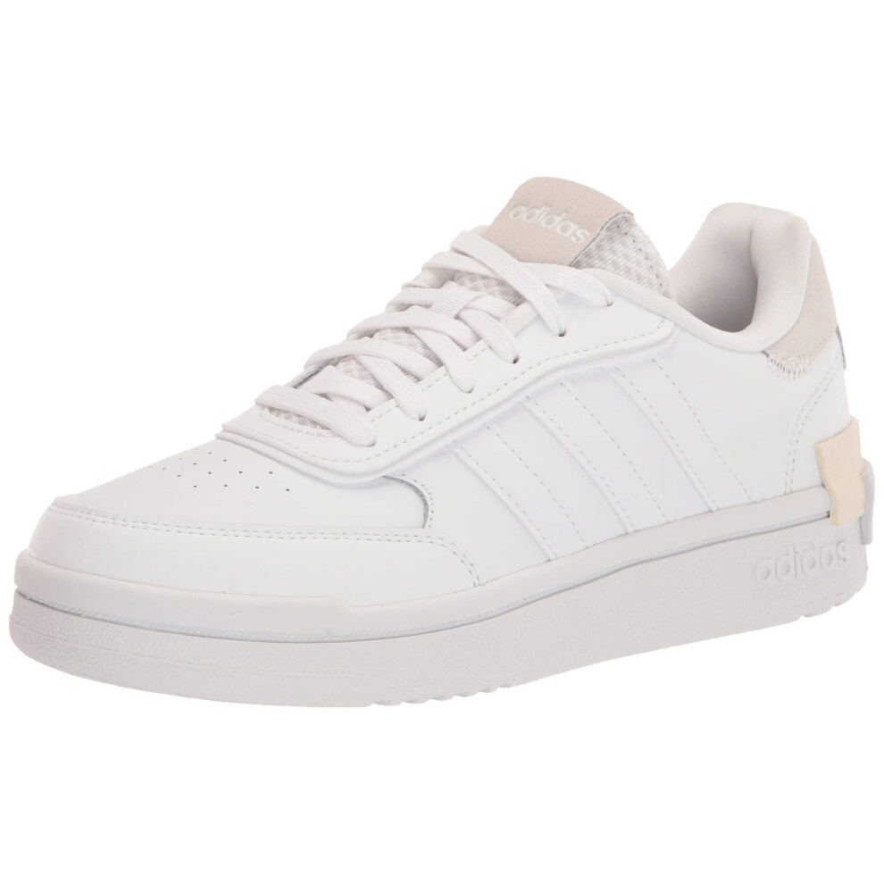 adidas Women's Postmove Basketball Shoe  White/White/Chalk White  8.5