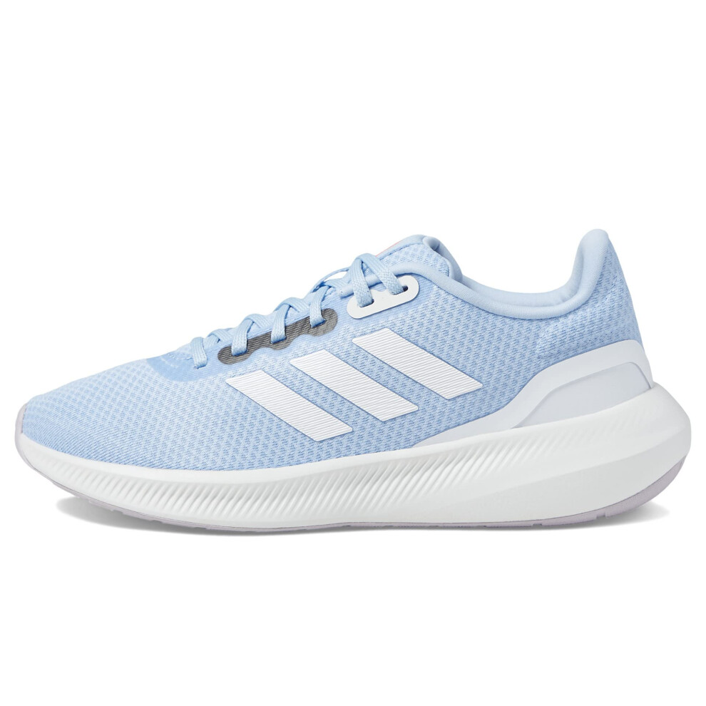 adidas Women's Run Falcon 3.0 Sneaker  Blue Dawn/Zero Metallic/Silver