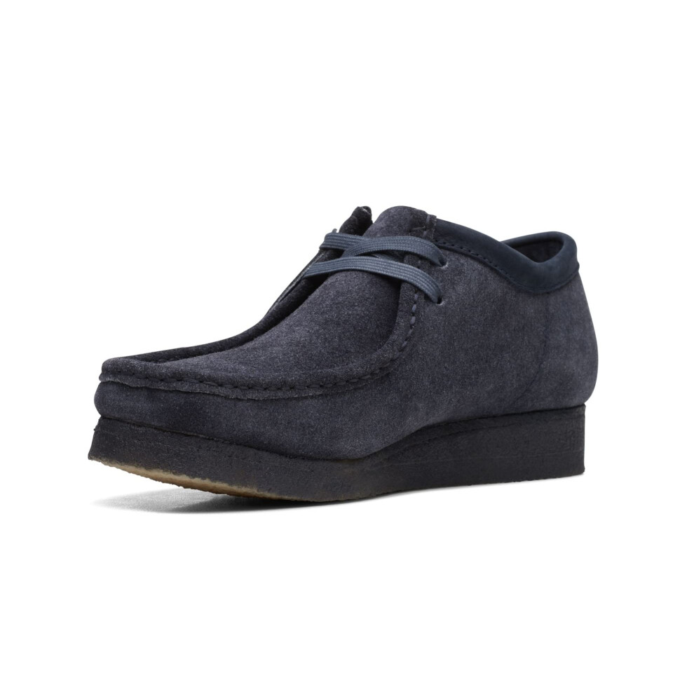 Clarks Men's Wallabee (Ink Hairy Suede) (us_footwear_size_system  adul