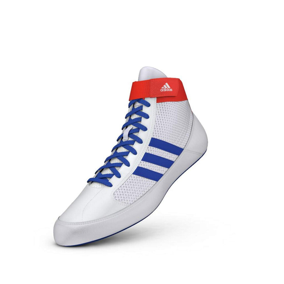 Adidas HVC Wrestling Shoe  White/Blue/Red  4.5 US Unisex Little Kid