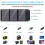 MARBERO Portable Solar Panel 30W Foldable Solar Panel Battery Charger 5