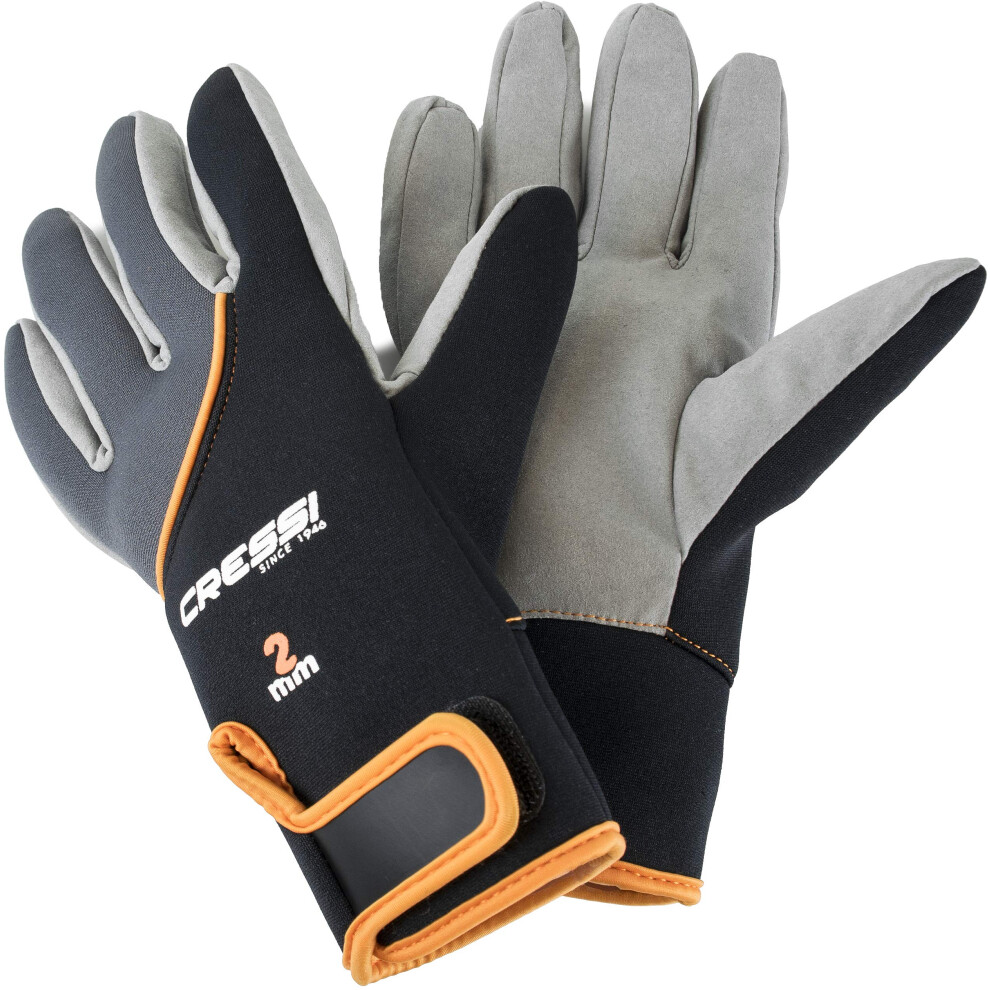 Cressi Tropical Gloves  Black/Orange  XXL