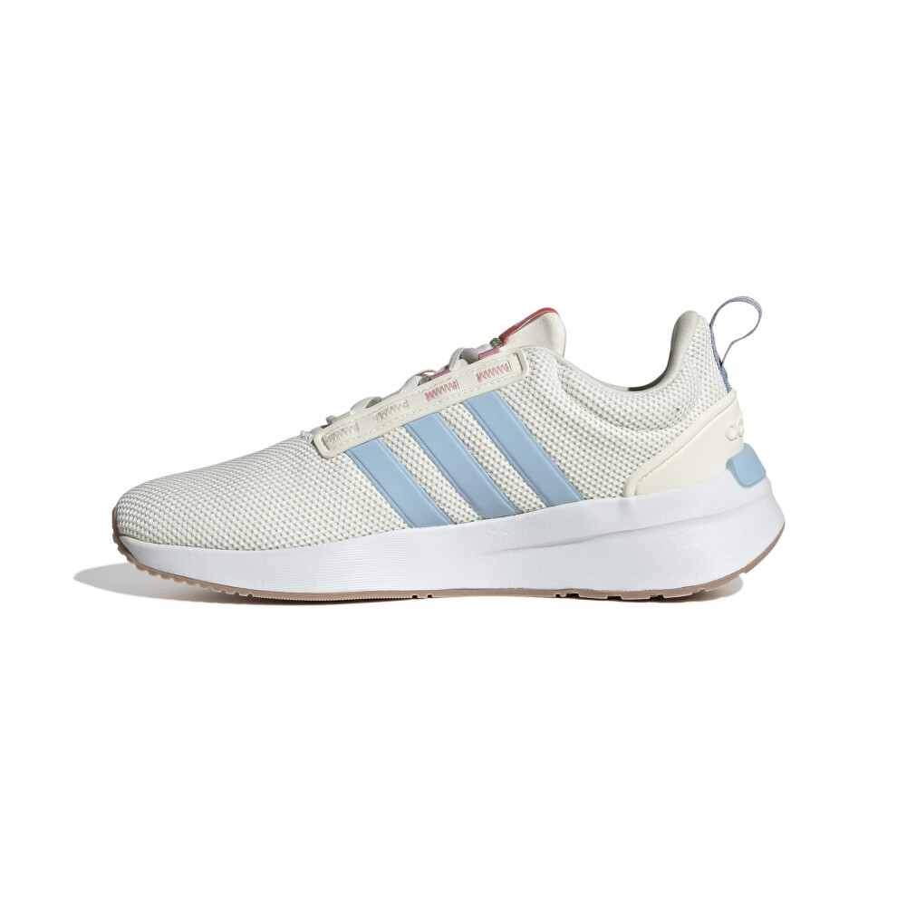 adidas Women's Racer TR21 Running Shoe  Off White/Semi Turbo/Pulse Amb