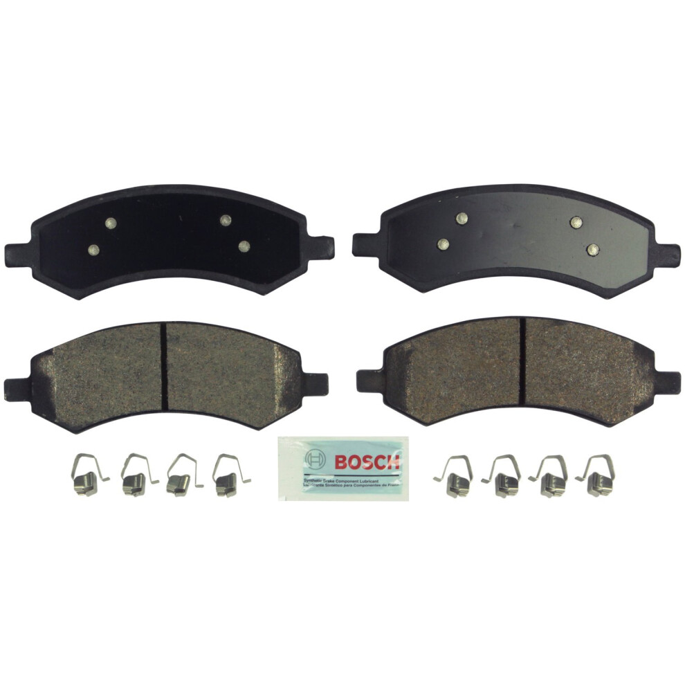 BOSCH BE1084H Blue Semi-Metallic Disc Brake Pad Set With Hardware - Co