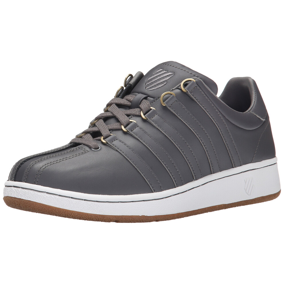 K-Swiss Men's Classic VN Casual Sneaker  Charcoal/Gum  8 M US