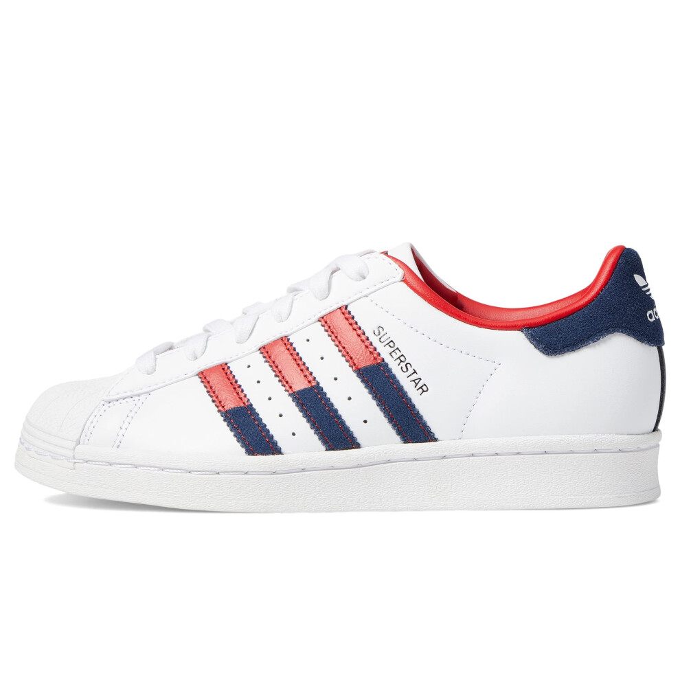 adidas Originals Superstar Sneaker  White/Better Scarlet/Night Indigo