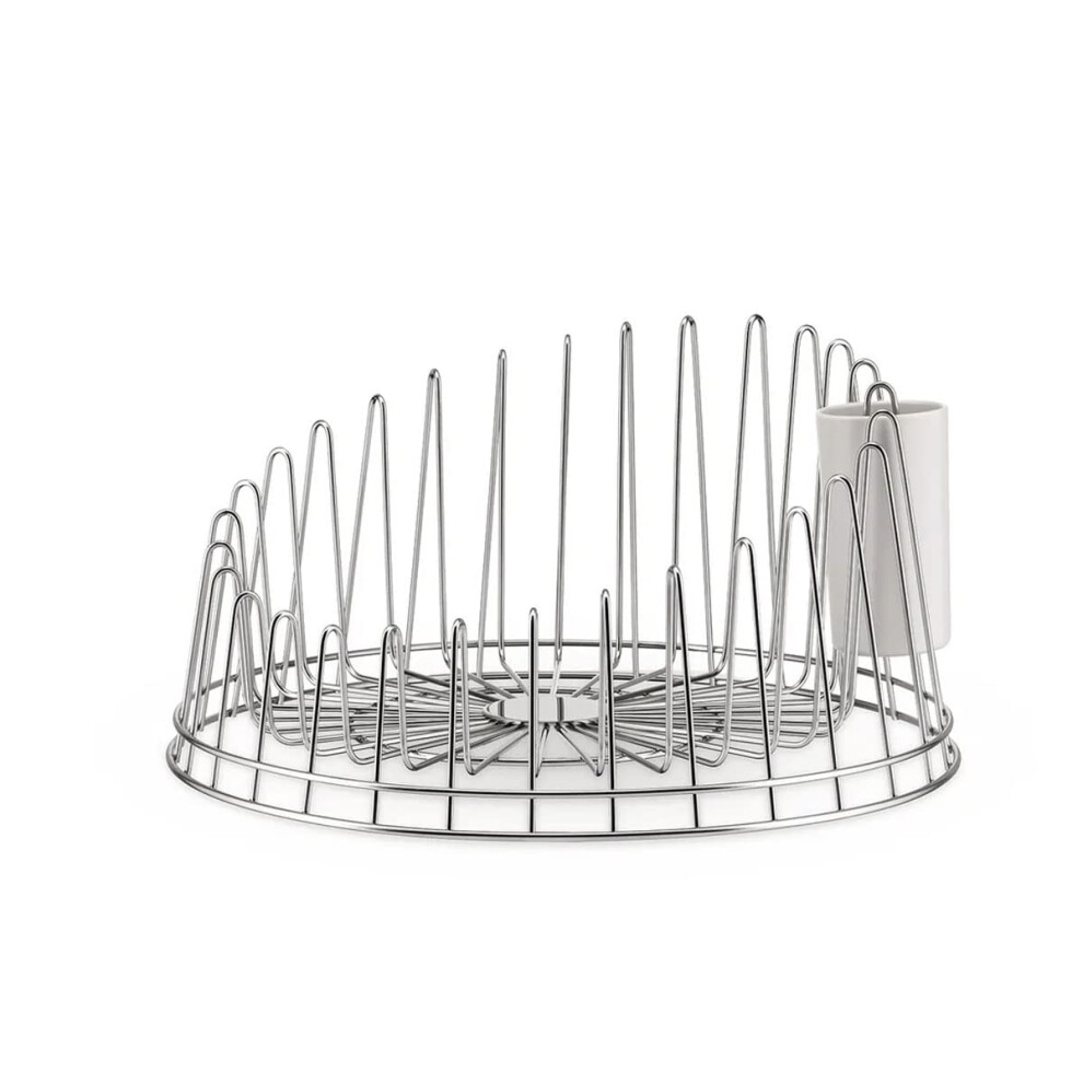 Alessi Tempo Dish Drainer  Silver