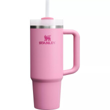 STANLEY Taza Peony Quencher H2.0 Acero Inoxidable Aislada con Tapa y Popote (Peony, 40 oz)