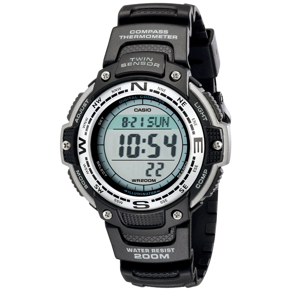 Casio Men's SGW100-1V Twin Sensor Digital Black Watch  Grey