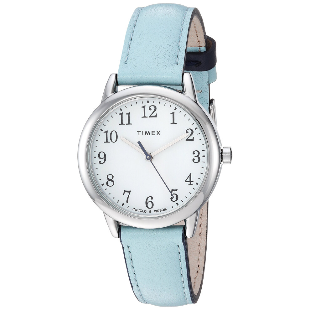 Timex Women's Easy Reader 30mm Watch - Silver-Tone Case White Dial wit