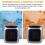 Portable Electric Heater 800W UK Plug Timer With Remote Control Digital Display 7