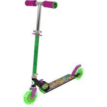Turtles Folding Inline Scooter with Light Up Wheels