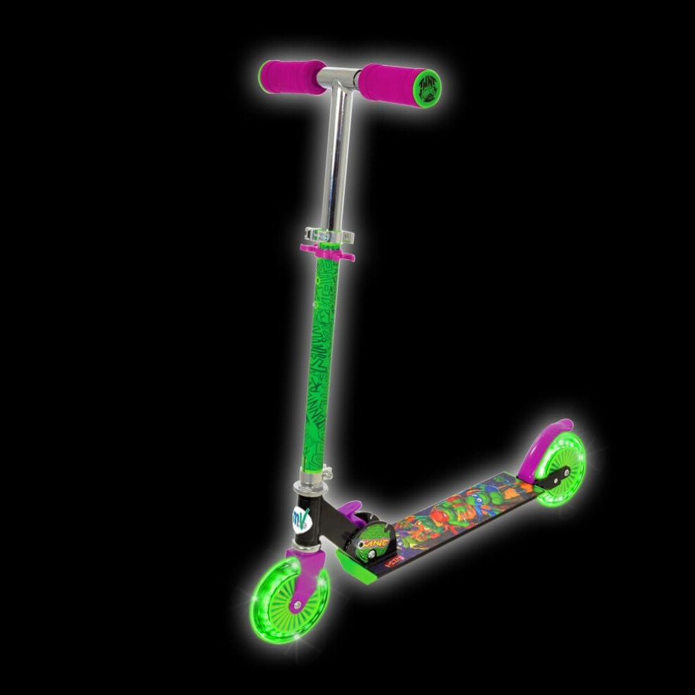 turtles-folding-inline-scooter-with-light-up-wheels