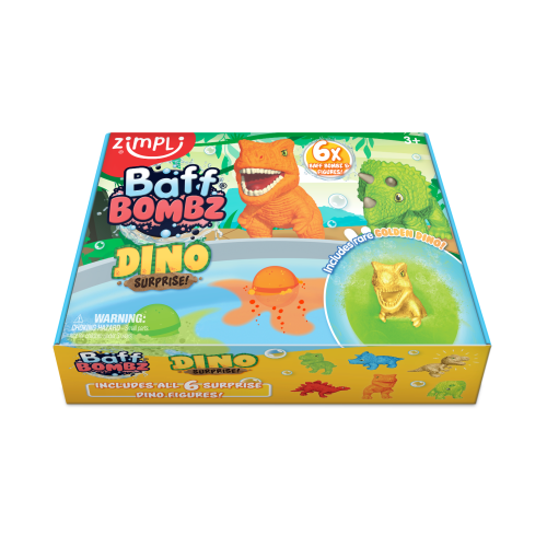 Zimpli Kids Dino Surprise Bath Bombs Gift Set 1