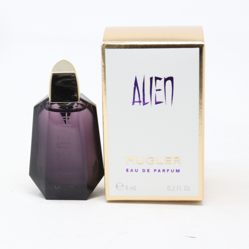 Alien by Thierry Mugler Mini Eau De Parfum 0.2oz/6ml Splash New With Box-image-OPC-PBB65WP-NEW