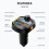 Chronus Car MP3 Player BT 5.0 Multifunctional 20W Fast Charging Memory Function Stable Transmission FM Transmitter with Cool Lighting(Black) 7
