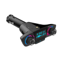 Chronus Premium Bluetooth 4.0 Car MP3 Player - USB Fast Charging & FM Transmitter - Convenient Hands-Free Calling, Music Playback, and Superior Car