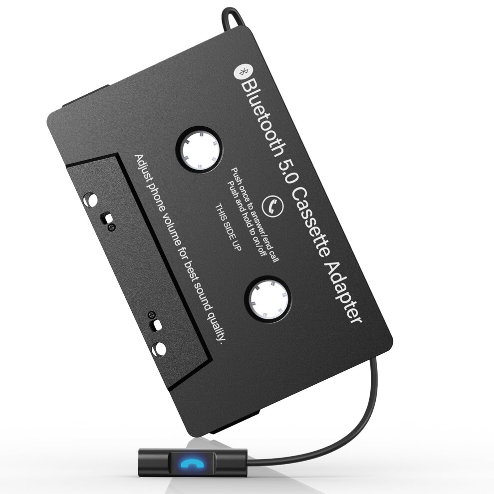 Chronus Car Cassette Audio Aux Adapter, Wireless Bluetooth 5.0 Cassette Receiver, Cassette To Aux Adapter Tape Player, For Listening To Mobile Music 6976918045843