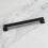 (160mm Handle) Black Square Cabinet Bar Handle & Matching Knob 3