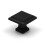 (Square Knob) Black Square Cabinet Bar Handle & Matching Knob 1