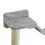 PawHut PawHut 4Pcs Wall Mounted Cat Shelves with Hammock, Scratching Post, Grey 8