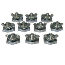 (3MM) Electric Fence Rope Connectors with Wingnuts X10
