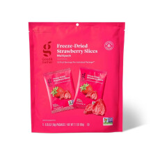 Good & Gather Freeze Dried Strawberry Slices Multipack 6ct/2.1oz