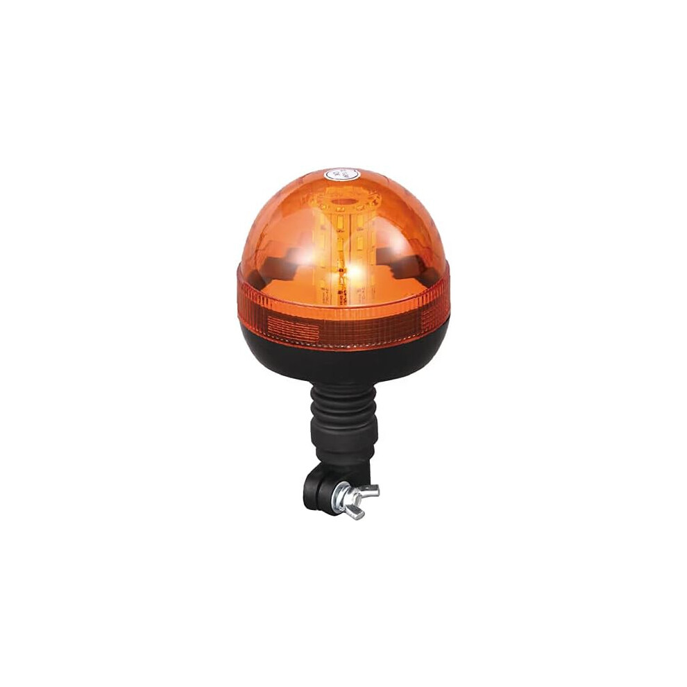 Maypole 12/24V 40X3w Led Flashing Warning Beacon Flexi Din Pole For Vans, Tractors, Recovery Vehicles, Forklifts Amber 885334820179