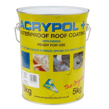 Acrypol Flat Waterproof Roof Protection Coating With Fibres Grey 5kg