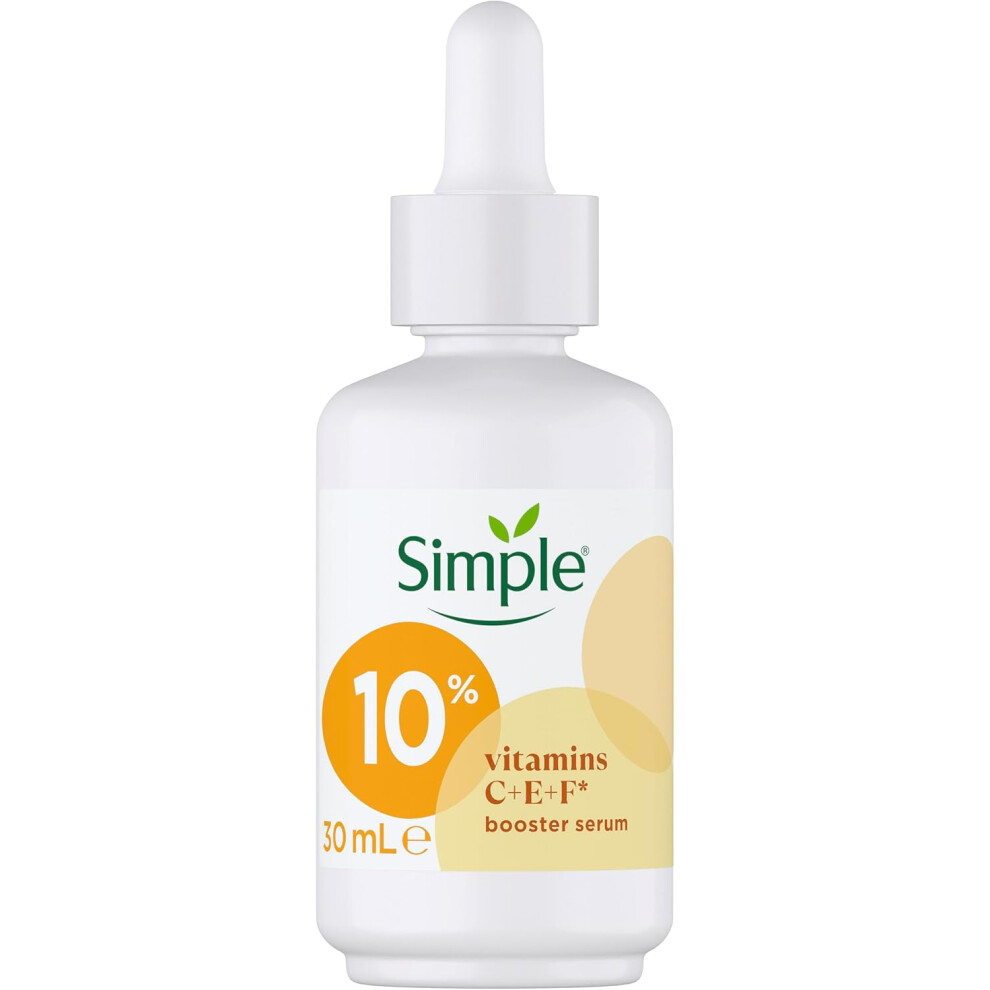 Simple 10% Vitamin C + E + F Booster Serum Glowing Skin 30 ml